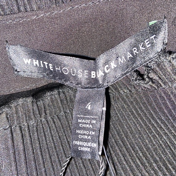 NWT WHBM One Shoulder Ruffle Hem dress - Picture 8 of 8